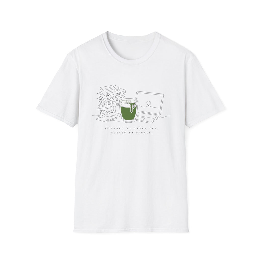 Powered By Green Tea Fueled By Finals T-Shirt