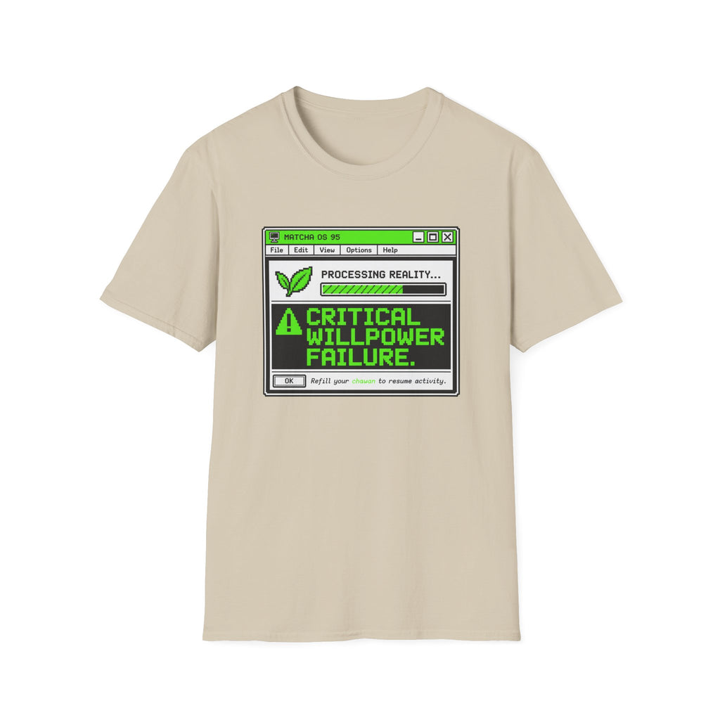 Critical Will Power Failure T-Shirt