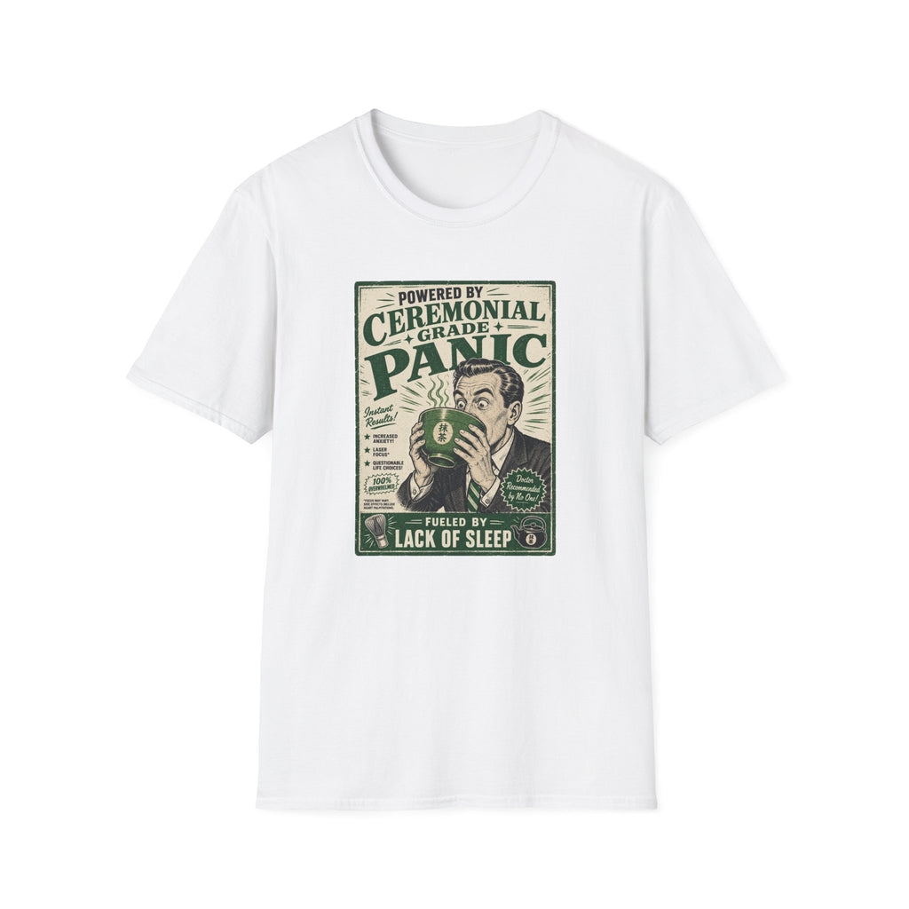 Powered By Ceremonial Grade Panic T-Shirt