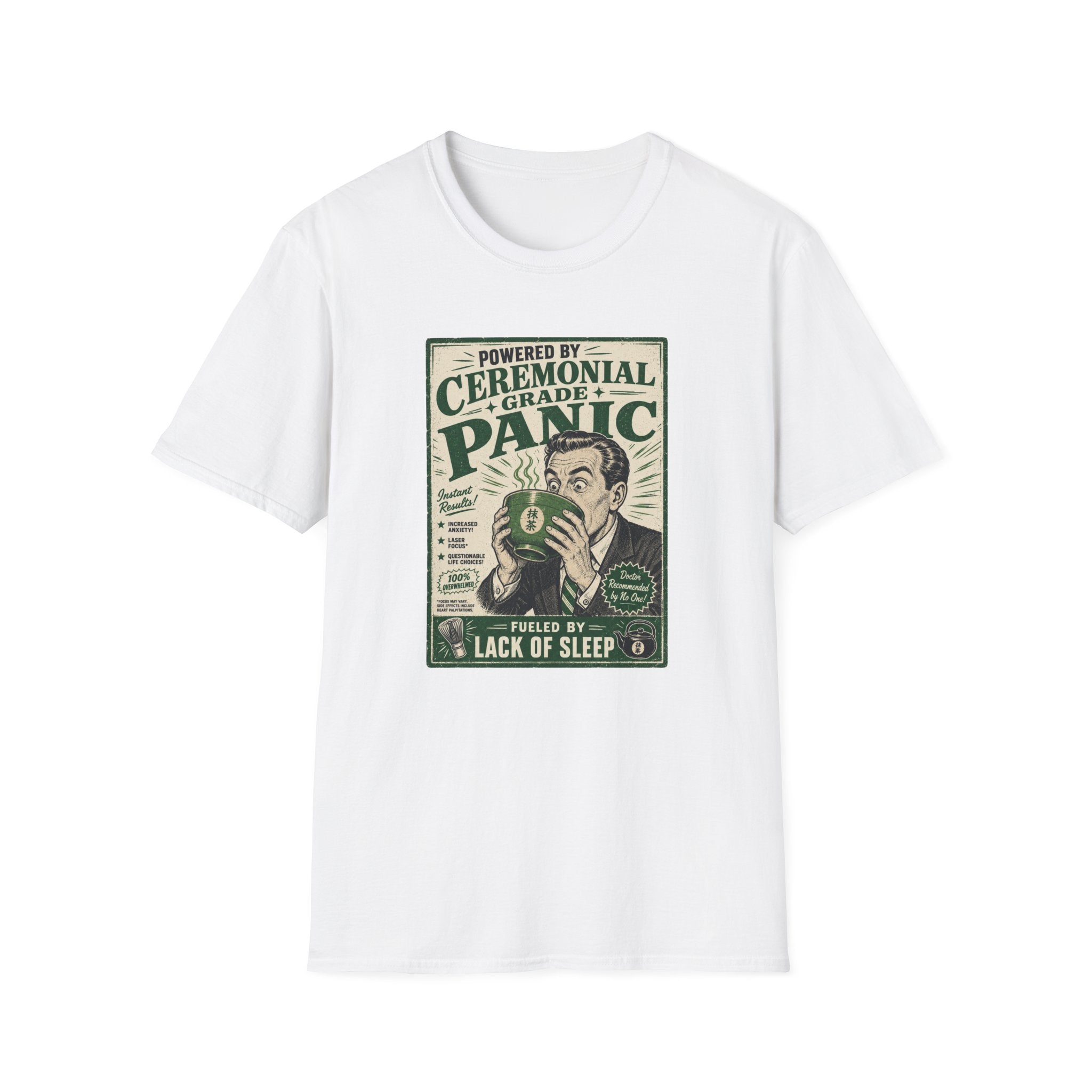 Powered By Ceremonial Grade Panic T-Shirt