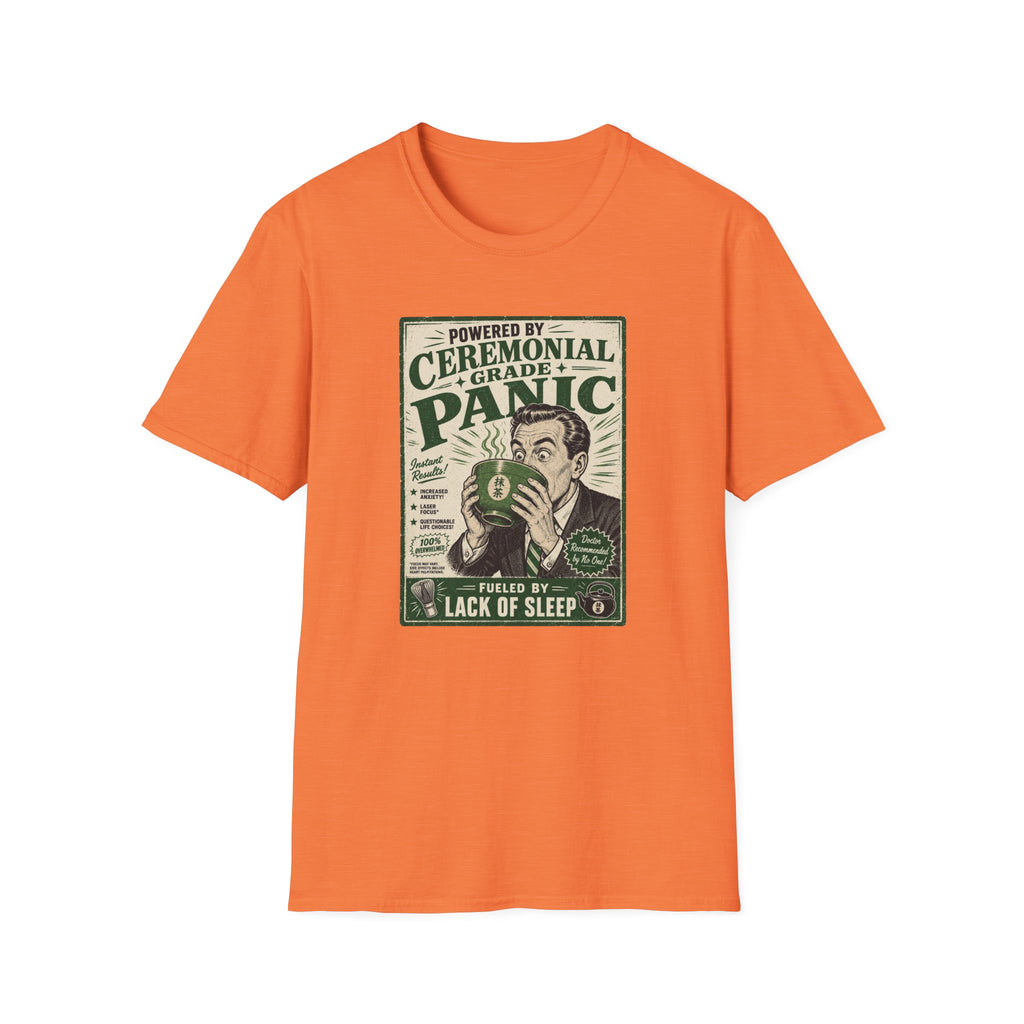 Powered By Ceremonial Grade Panic T-Shirt