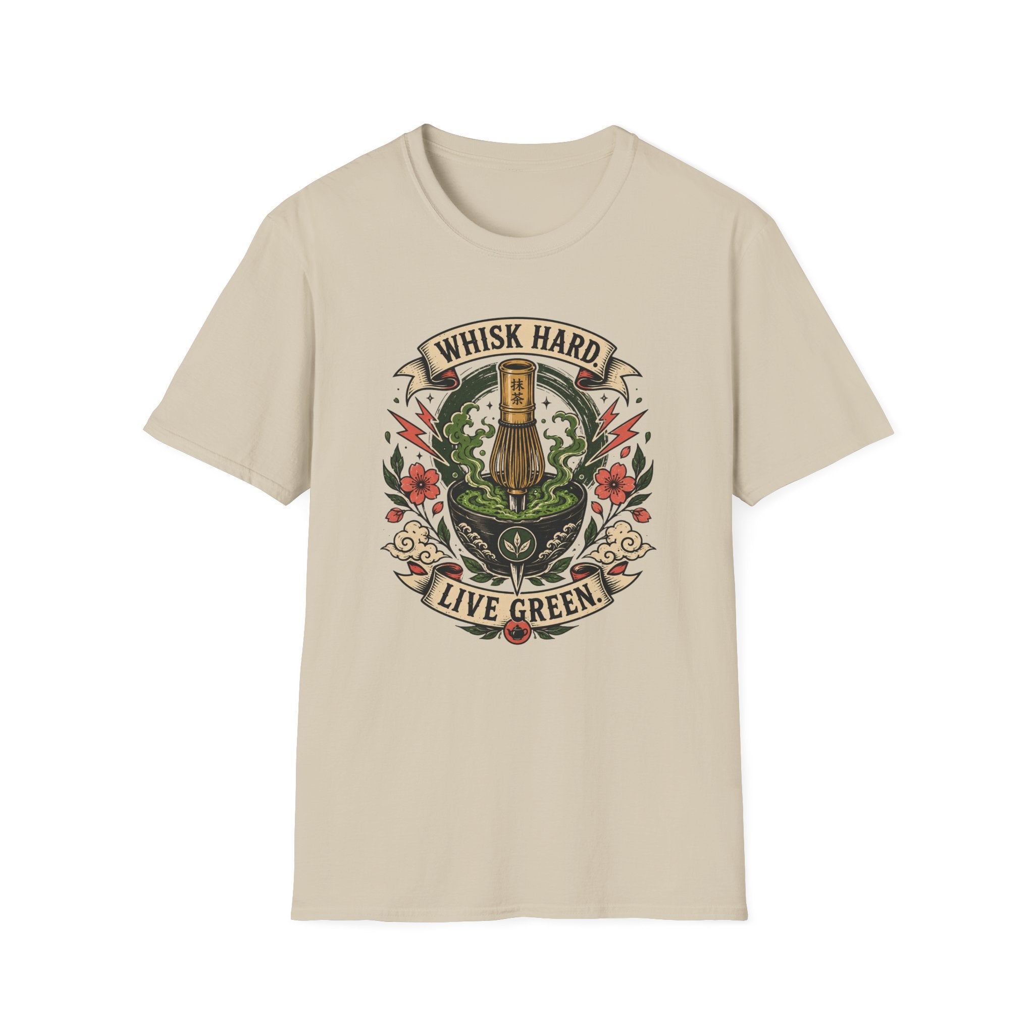 Whisk Hard Live Green T-Shirt