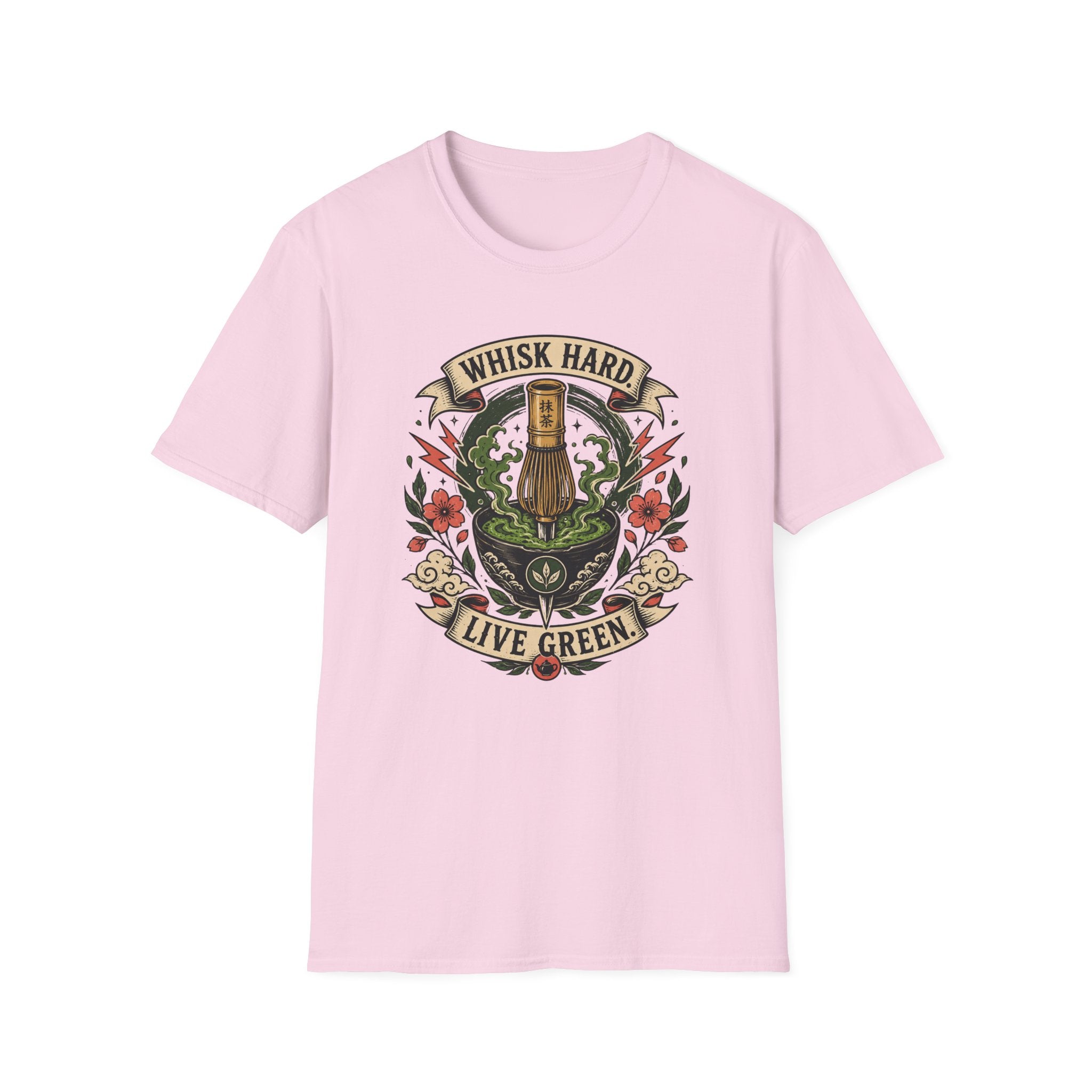 Whisk Hard Live Green T-Shirt