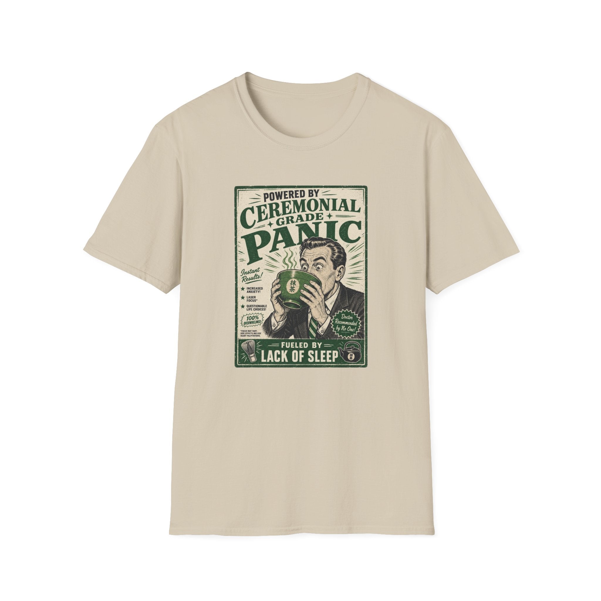 Powered By Ceremonial Grade Panic T-Shirt