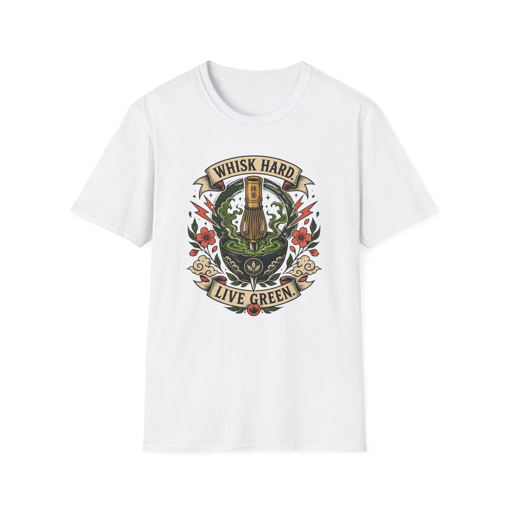 Whisk Hard Live Green T-Shirt