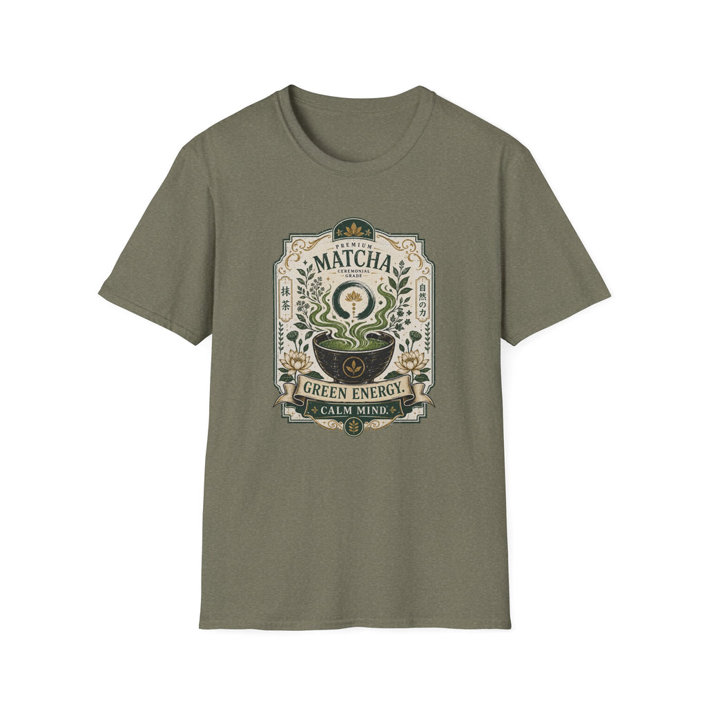 Matcha Green Energy Calm Mind T-Shirt