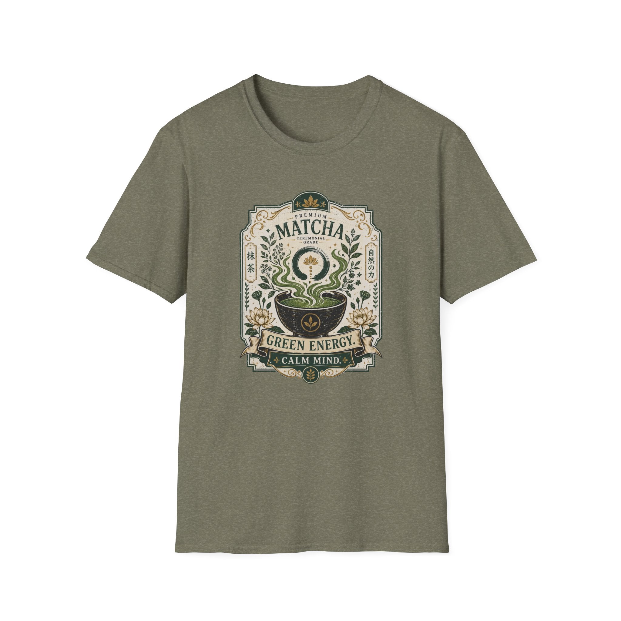 Matcha Green Energy Calm Mind T-Shirt