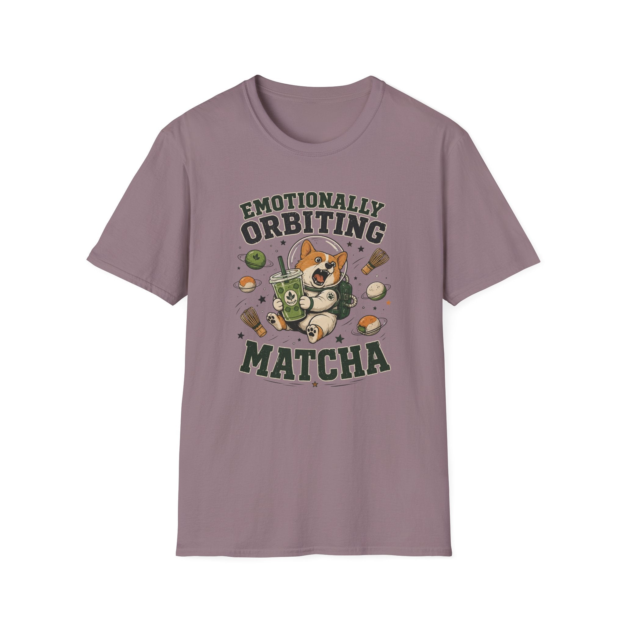Emotionally Orbiting Matcha T-Shirt