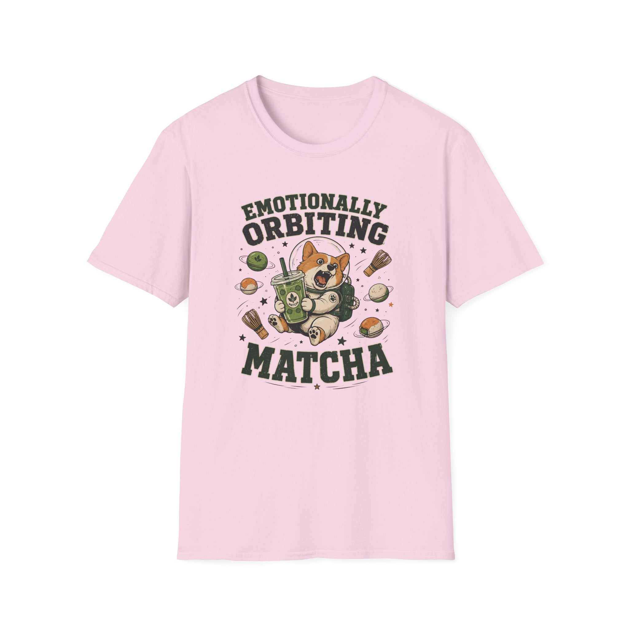 Emotionally Orbiting Matcha T-Shirt
