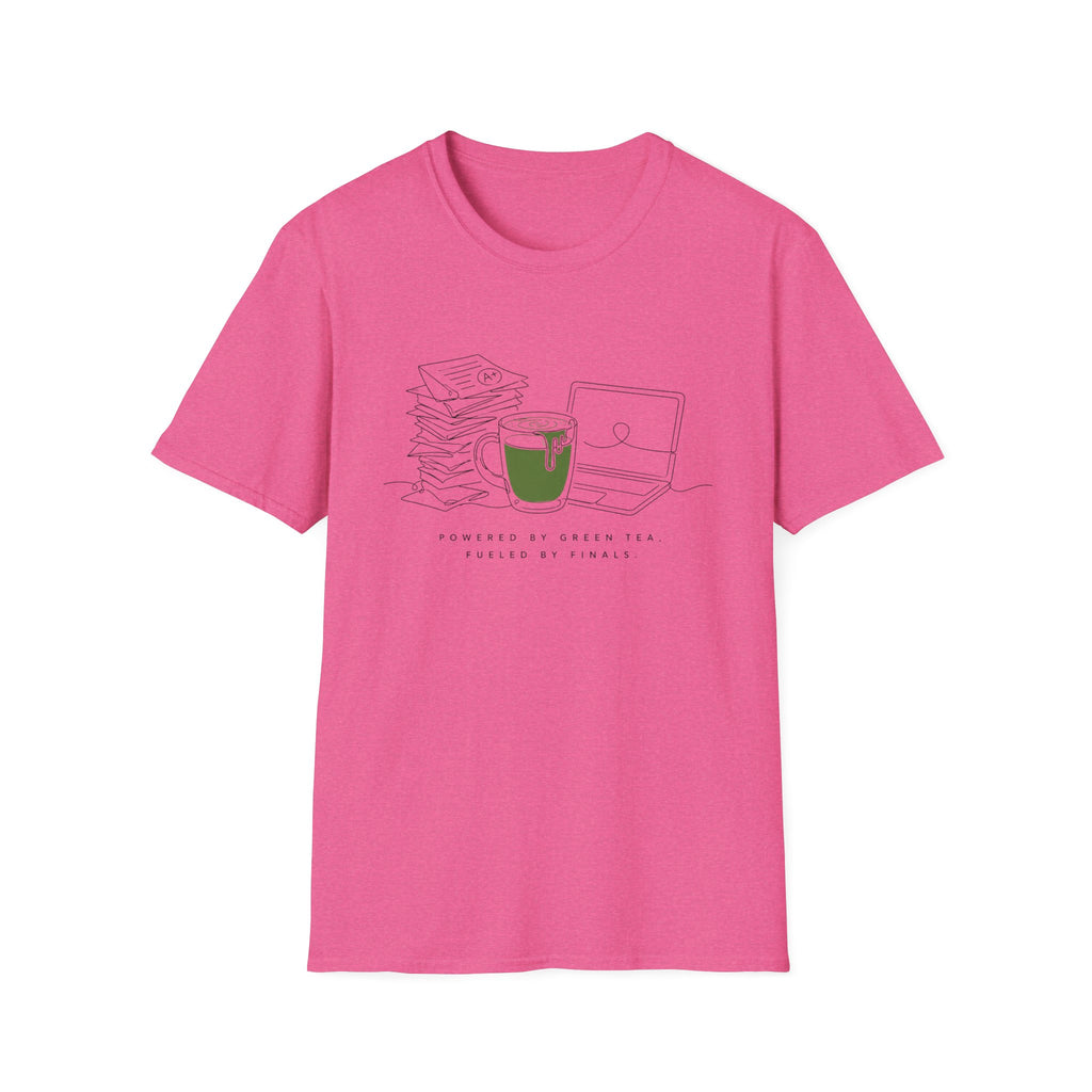 Powered By Green Tea Fueled By Finals T-Shirt