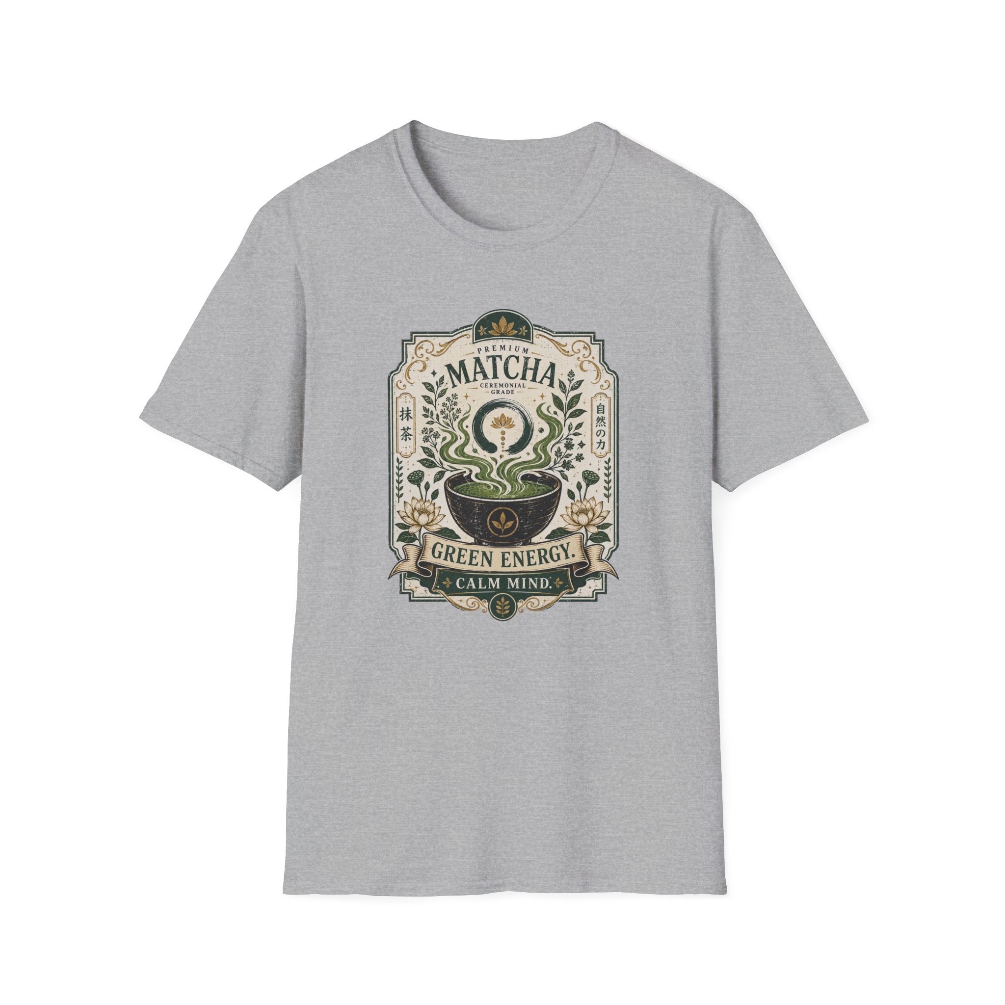 Matcha Green Energy Calm Mind T-Shirt