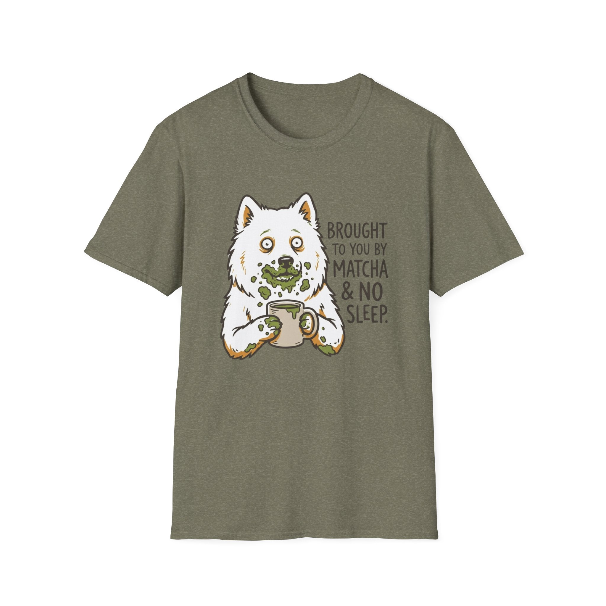 Brought To You By Matcha and No Sleep T-Shirt