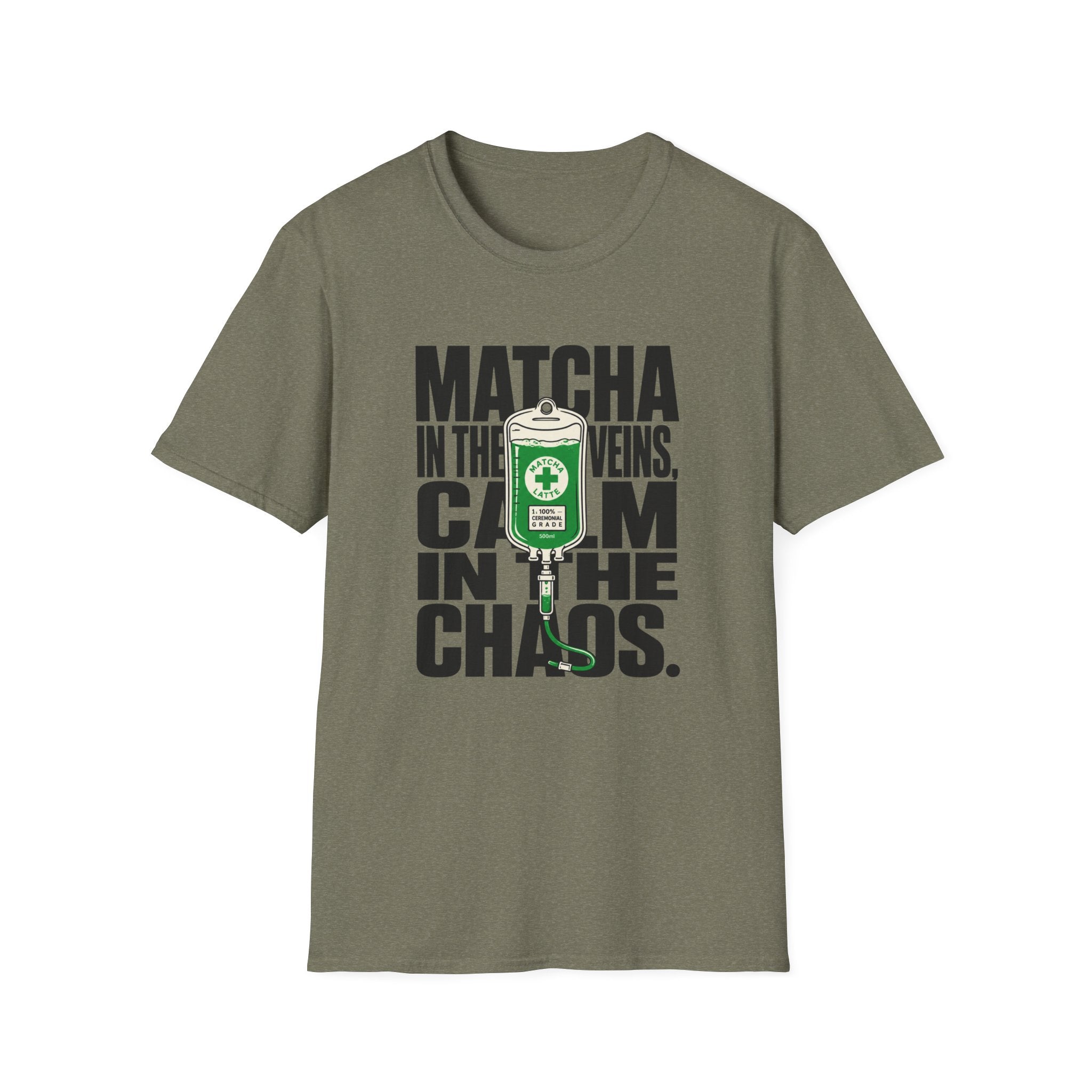 Matcha In The Veins Calm In The Chaos T-Shirt
