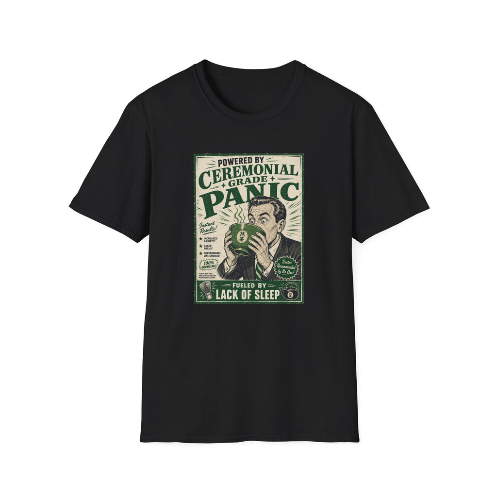 Powered By Ceremonial Grade Panic T-Shirt