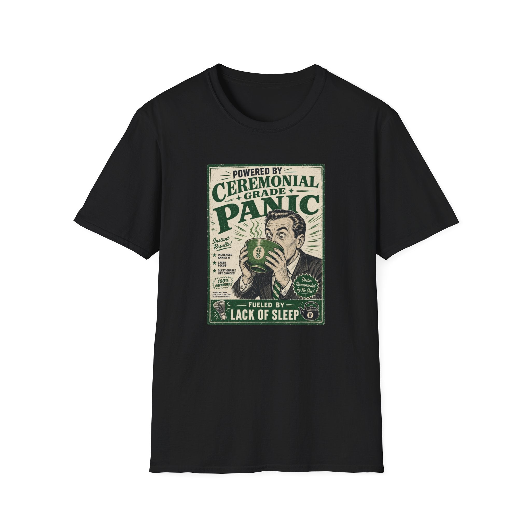 Powered By Ceremonial Grade Panic T-Shirt