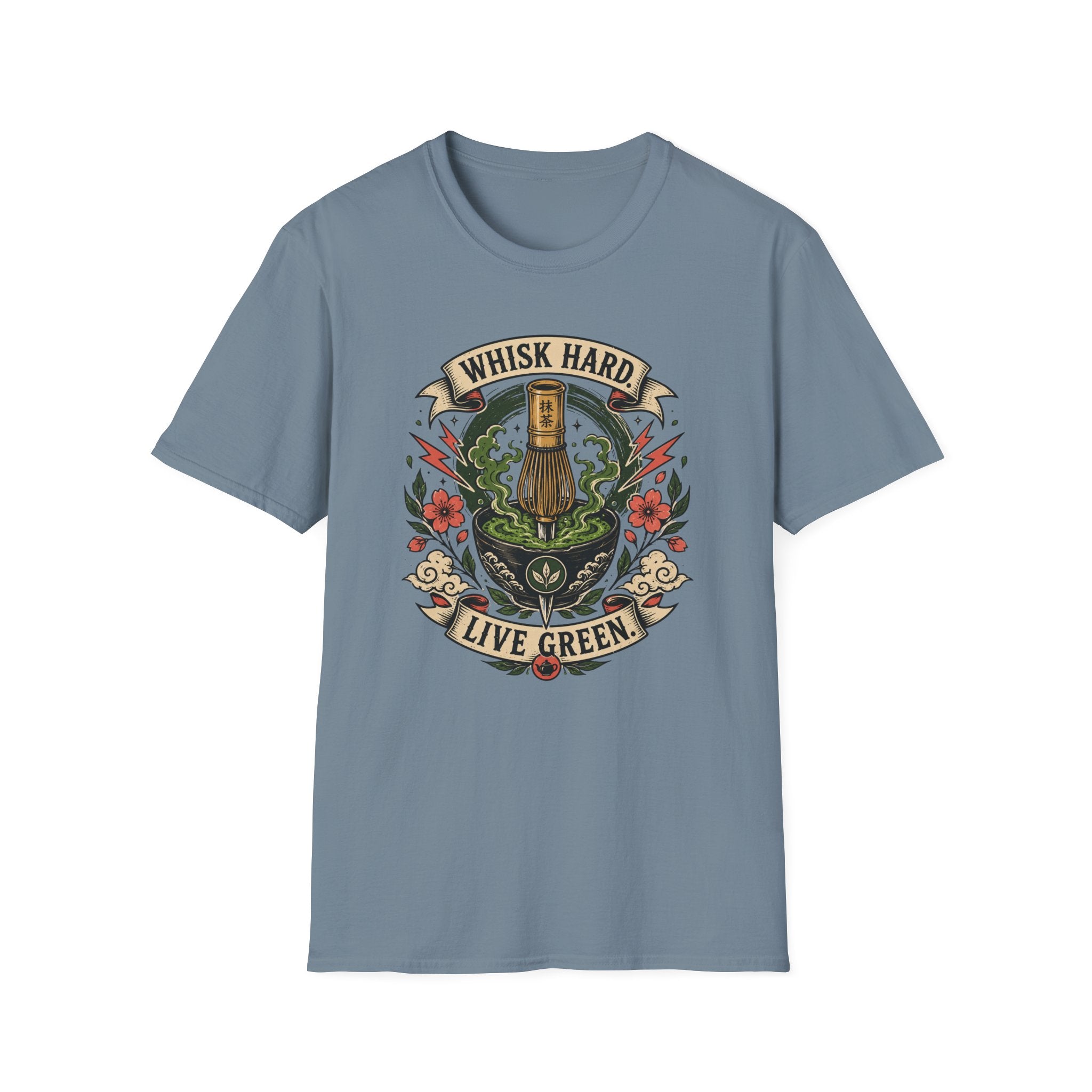 Whisk Hard Live Green T-Shirt