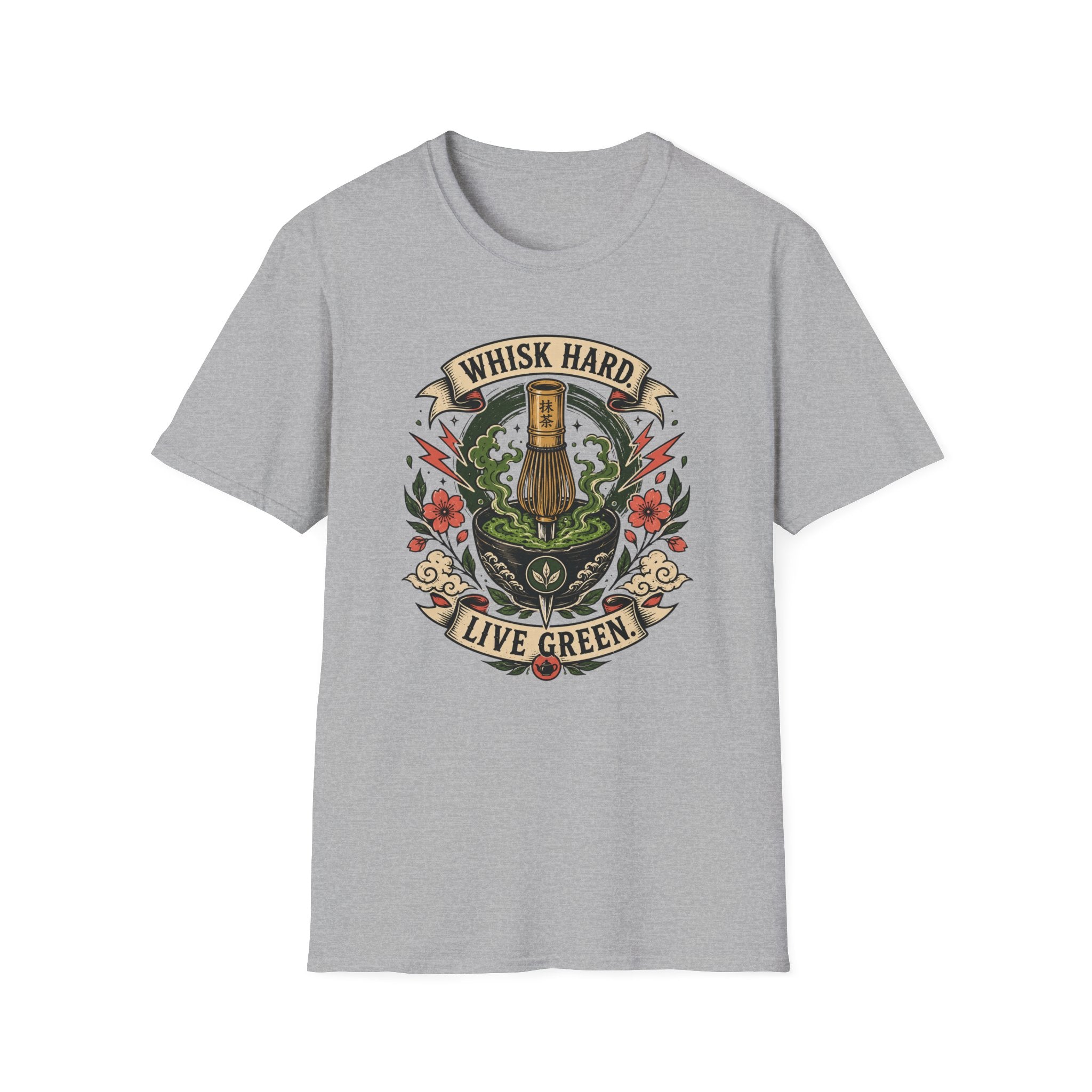 Whisk Hard Live Green T-Shirt