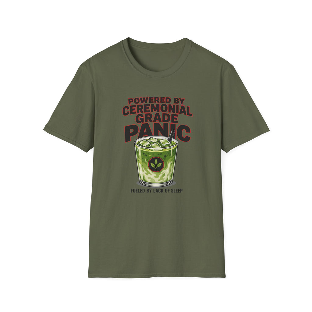Powered By Ceremonial Grade Panic T-Shirt