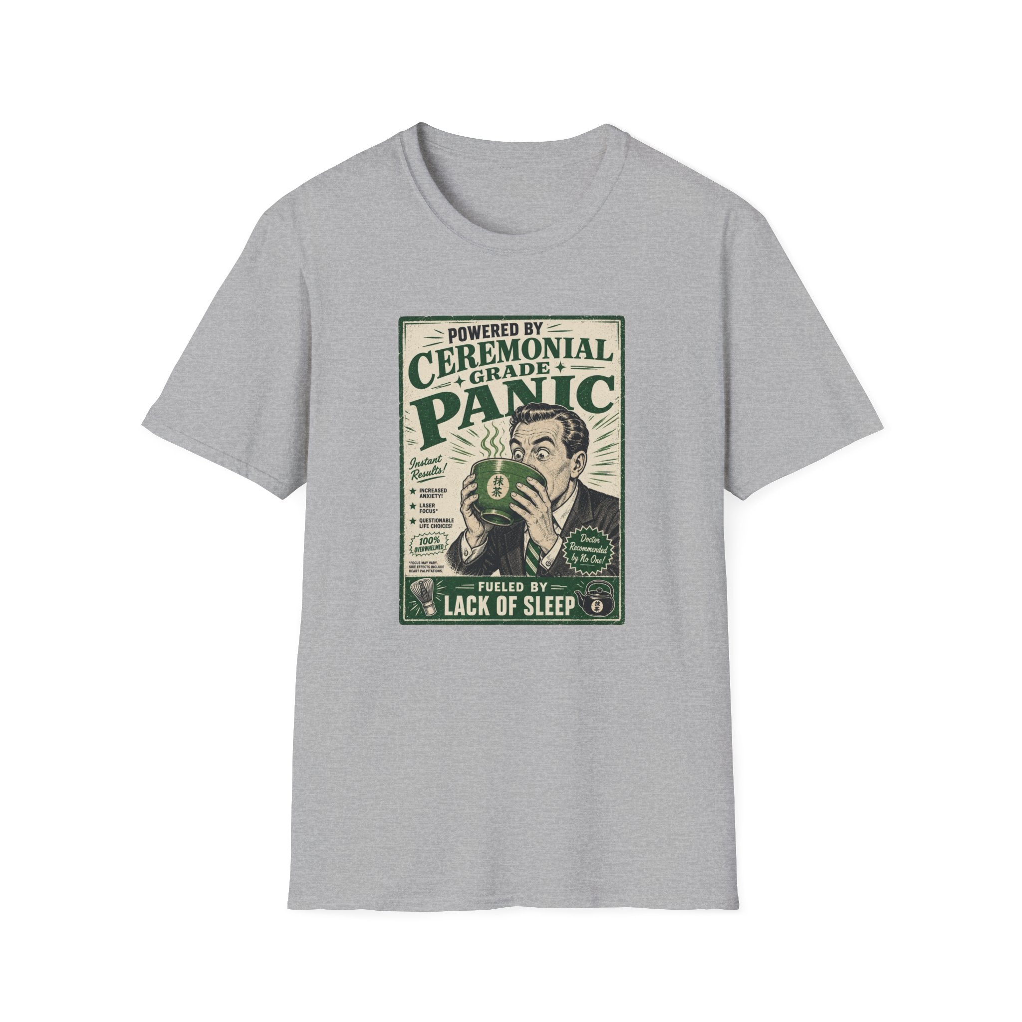 Powered By Ceremonial Grade Panic T-Shirt