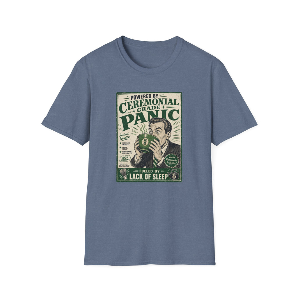 Powered By Ceremonial Grade Panic T-Shirt